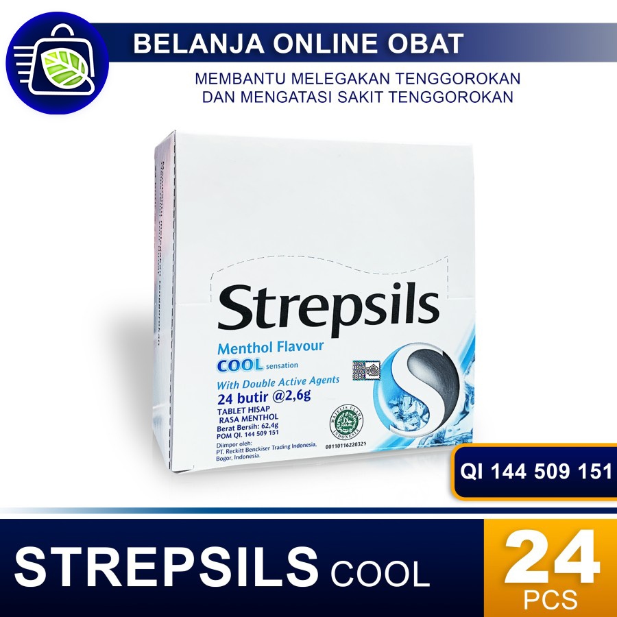 

STREPSILS 24's // Permen Pereda Tenggorokan