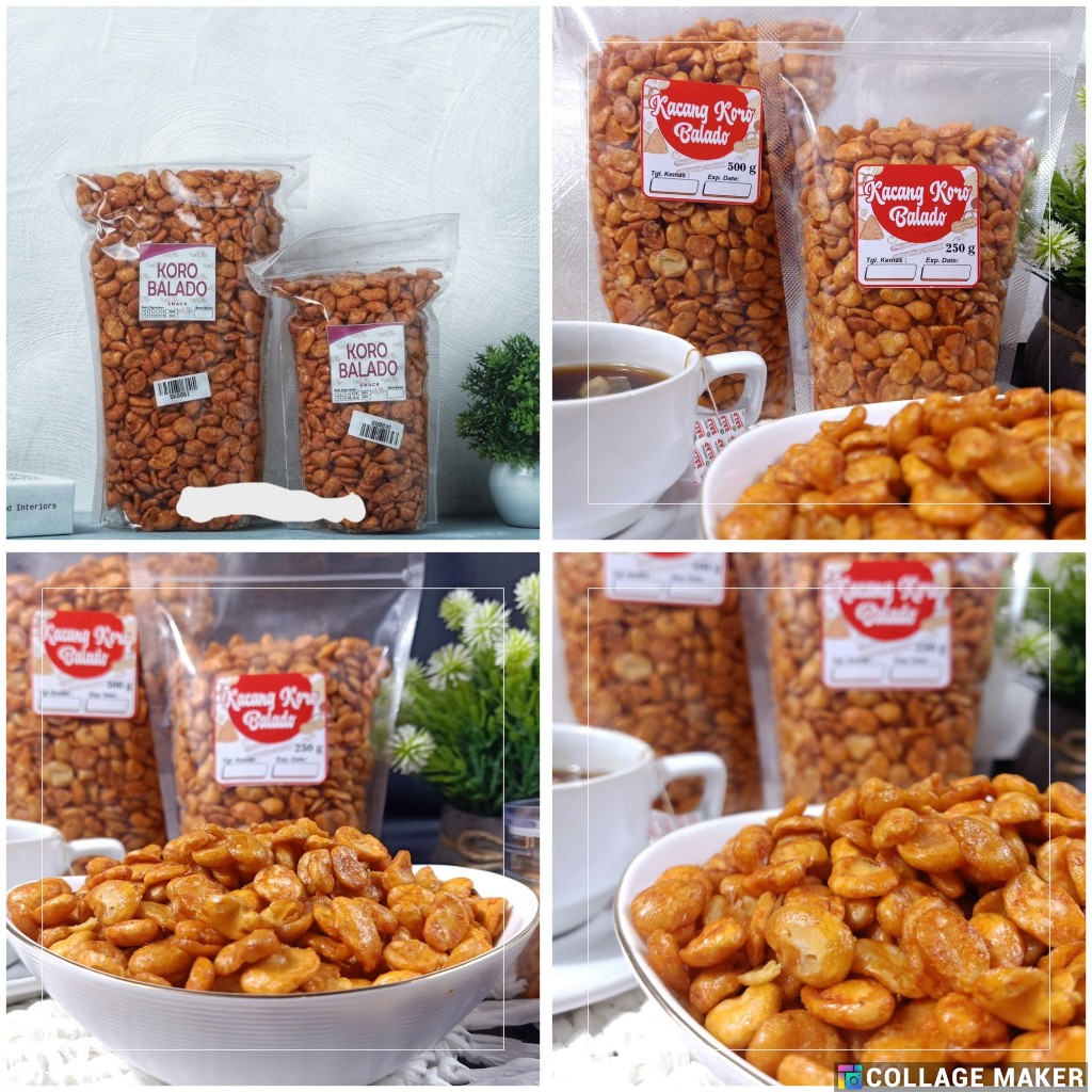 

kacang koro balado 500gram