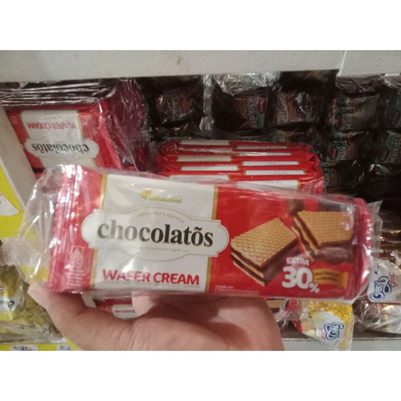 

Chocolatos Wafer Cream Extra 30% isi 10Pcs