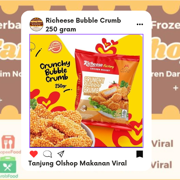 

Richeese Bubble Crumb 250 gram