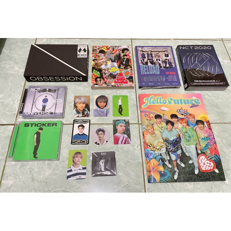 TAKE ALL ALBUM NCT-EXO Obsession-PC JAEMIN TEN CHANYEOL JUNGWOO