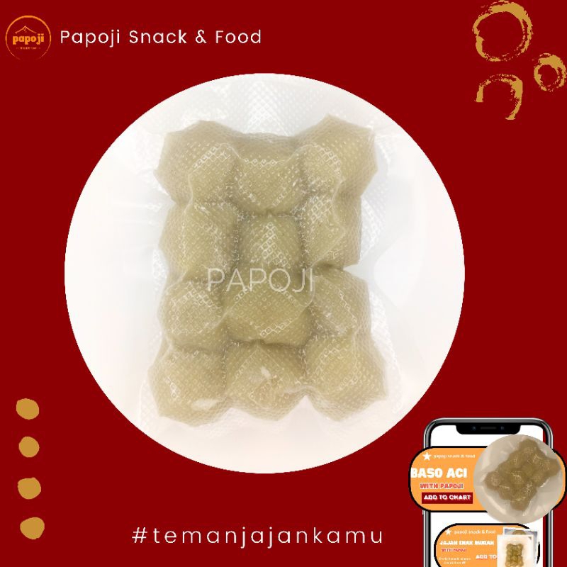 

Baso Aci Jando Tetelan Daging Isi 12 Jumbo (Hanya Baso Saja) / Boci Bakso Aci Jando Tetelan Termurah