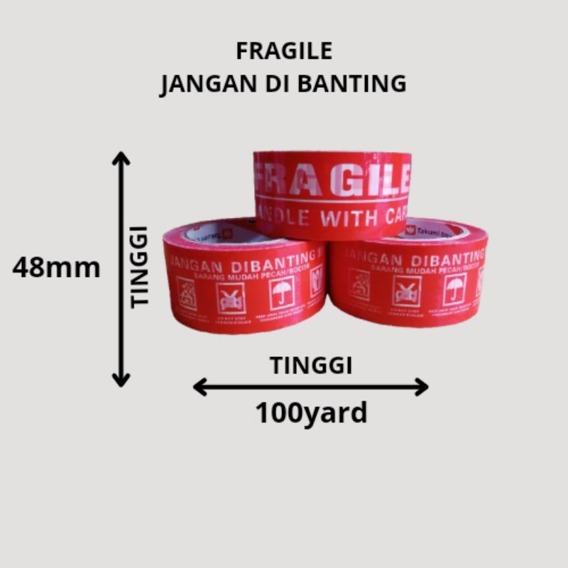 

LAKBAN FRAGILE 48mm X 100yrd