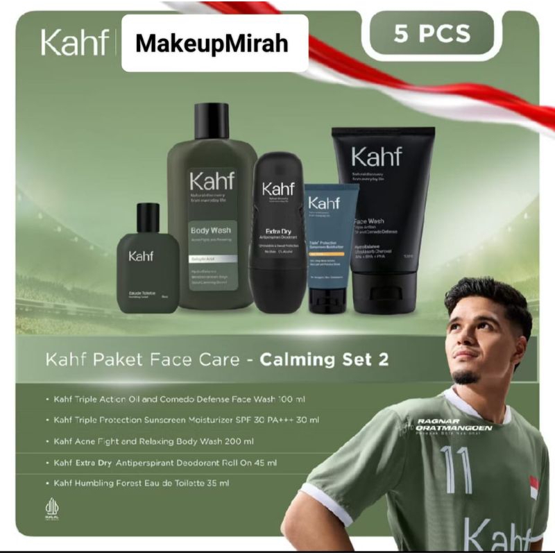 PROMO Paket Skincare Kahf untuk Pria/skincare cowo