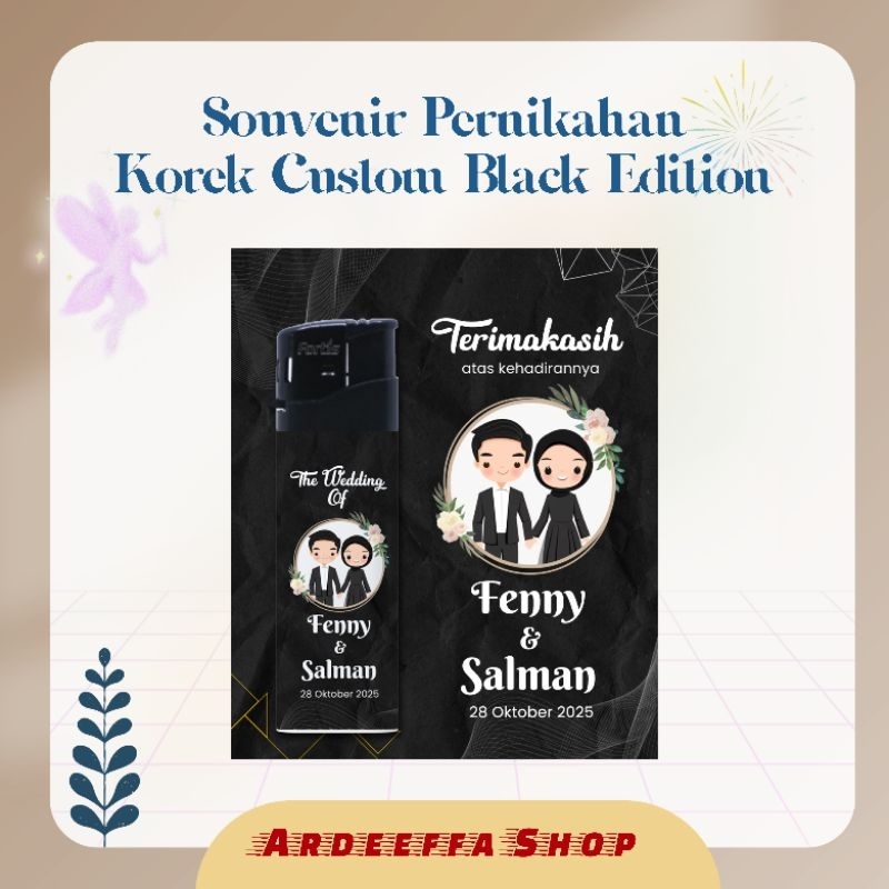 Souvenir Korek Api Custom | Souvenir Pernikahan