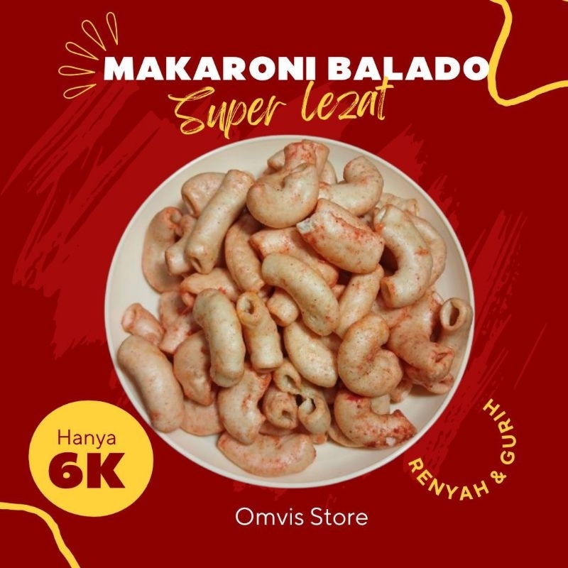 

MAKARONI BESAR 92gr / MAKARONI BALADO / MAKARONI ASIN