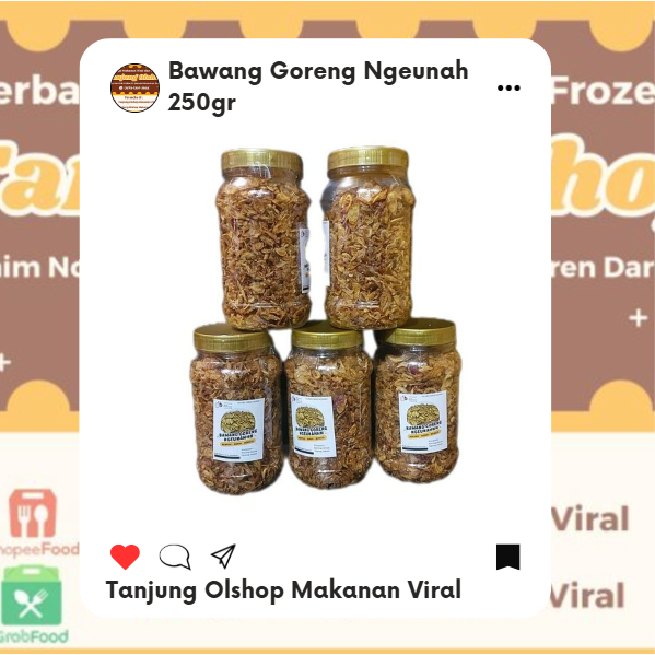 

Bawang Goreng Ngeunah 250gr