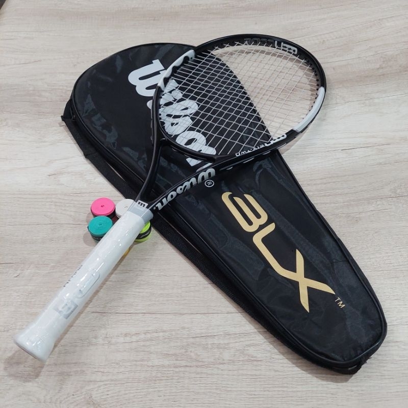 RAKET TENIS WILSON NCODE BLACK PEMULA FREE GRIP & COVER