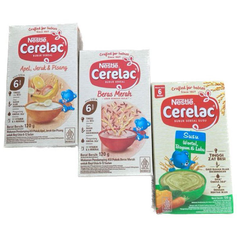 CERELAC BUBUR BAYI 6 - 12 BULAN / CERELAC NESTLE 6 - 12 Bulan