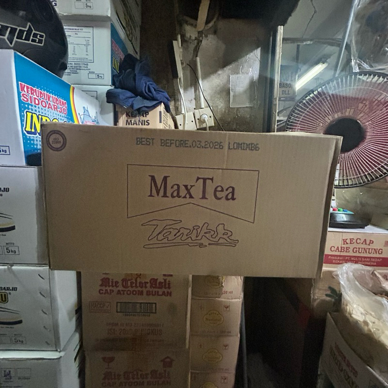 

MaxTea Max Tea Teh Tarikk Thai Tea Kemasan 1 dus (8 bags x 50 sachets x 25g)