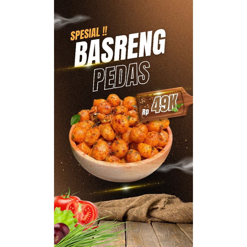 

Cimol kering pedas daun jeruk 1kg