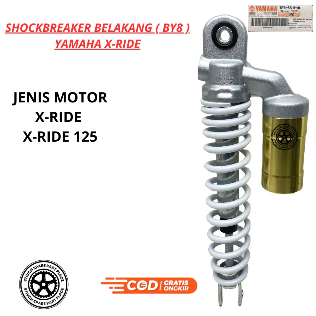 SHOCKBEARKER BELAKANG TABUNG X RIDE / X RIDE 125 / SHOCK BELAKANG TABUNG X RIDE/125 / SHOK BELAKANG 