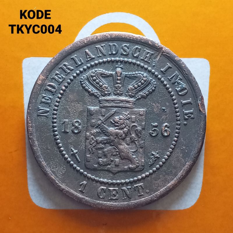 UKI056Coin 1 Cent (Nederlandsch Indie) Thn 1856 Masih Detail (Kode:Tkyc004)