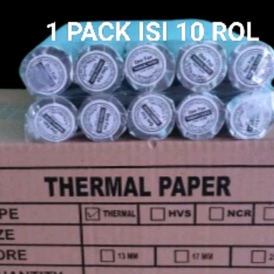 

Sedang Laris kertas kasir thermal 58x3mm paket 1Roll