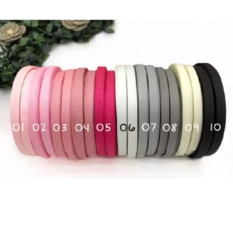 9 mm - 1 Rol | Pita Grosgrain Import 100 Yard