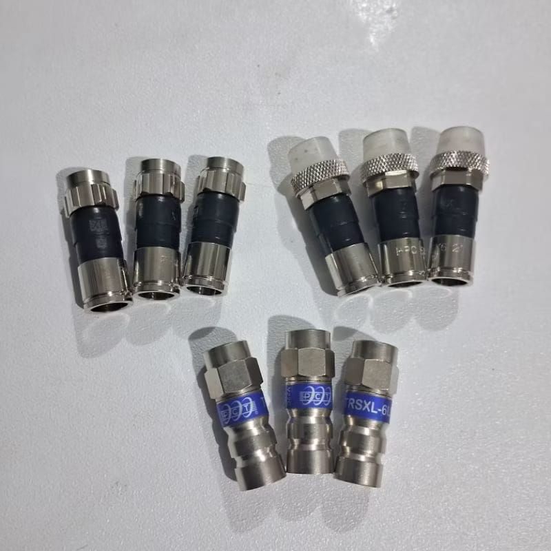 Konektor RG6 6 indoor dan outdoor