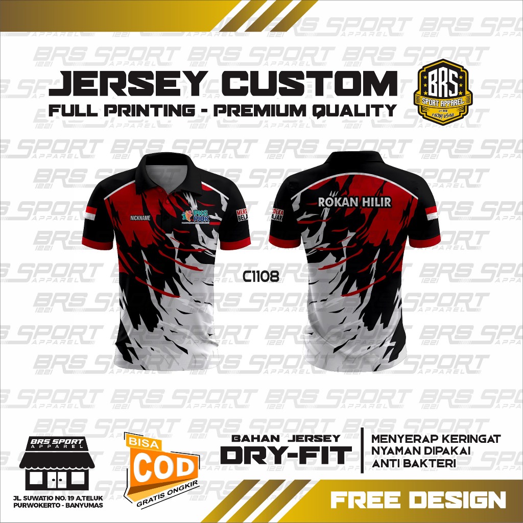 KAOS JERSEY MURAH KERAH POLO PPG PJOK GURU CUSTOM PRIA WANITA KUALITAS PREMIUN FULL PRINTING