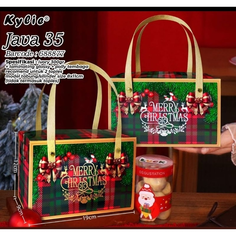 

DOS XMAS JAVA 35 19X9X12 CM (PER PCS)