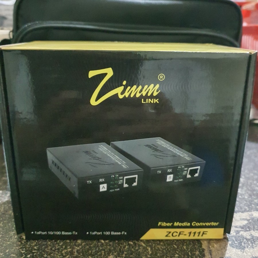 Converter Optic ZIMMLINK MFC110 (AB) 20KM serupa Converter HTB-3100