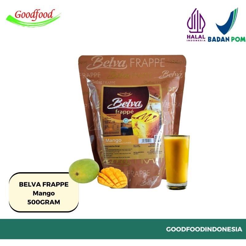 

Minuman Bubuk Instan Mango Belva Frappe 500gram