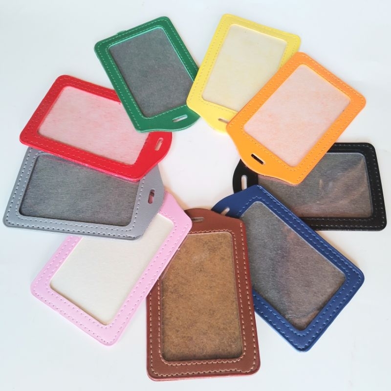 

Holder tempat Id Card kulit sintetis