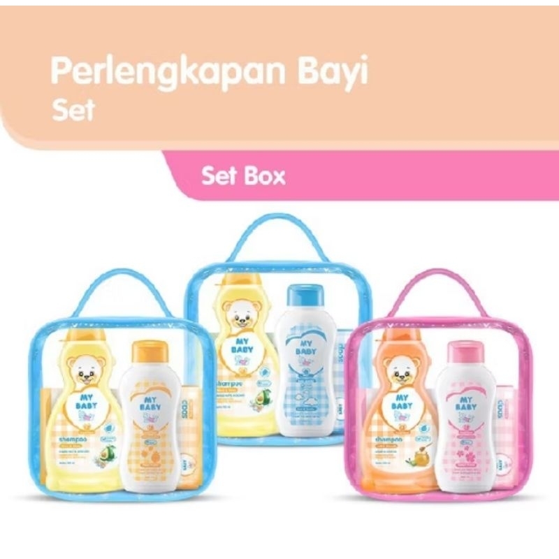 My baby mybaby gift set isi 4items kado bayi set sabun sampo