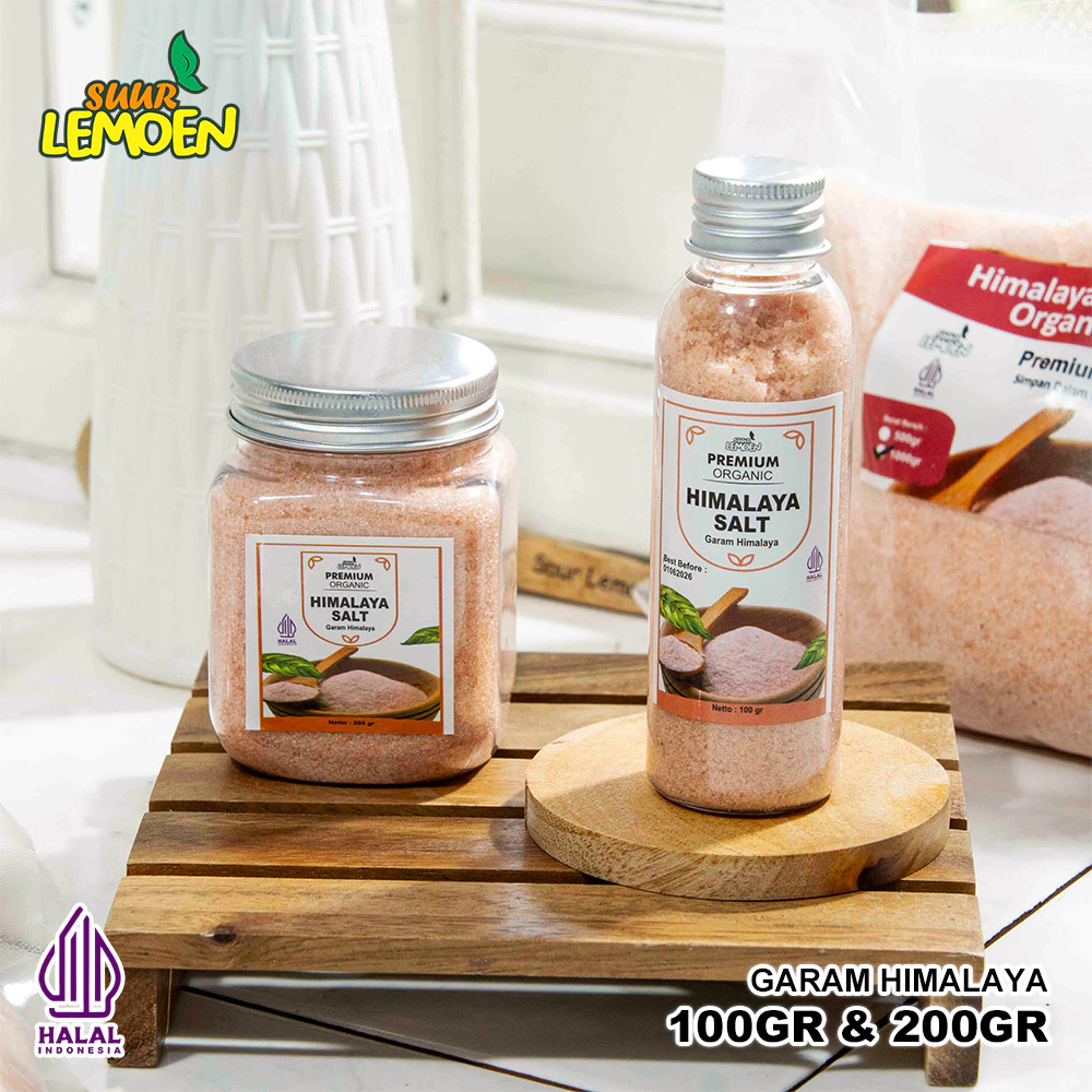 

Garam Himalaya Organic 200 Gram | Himalayan Salt Premium - Suur Lemoen Borneo