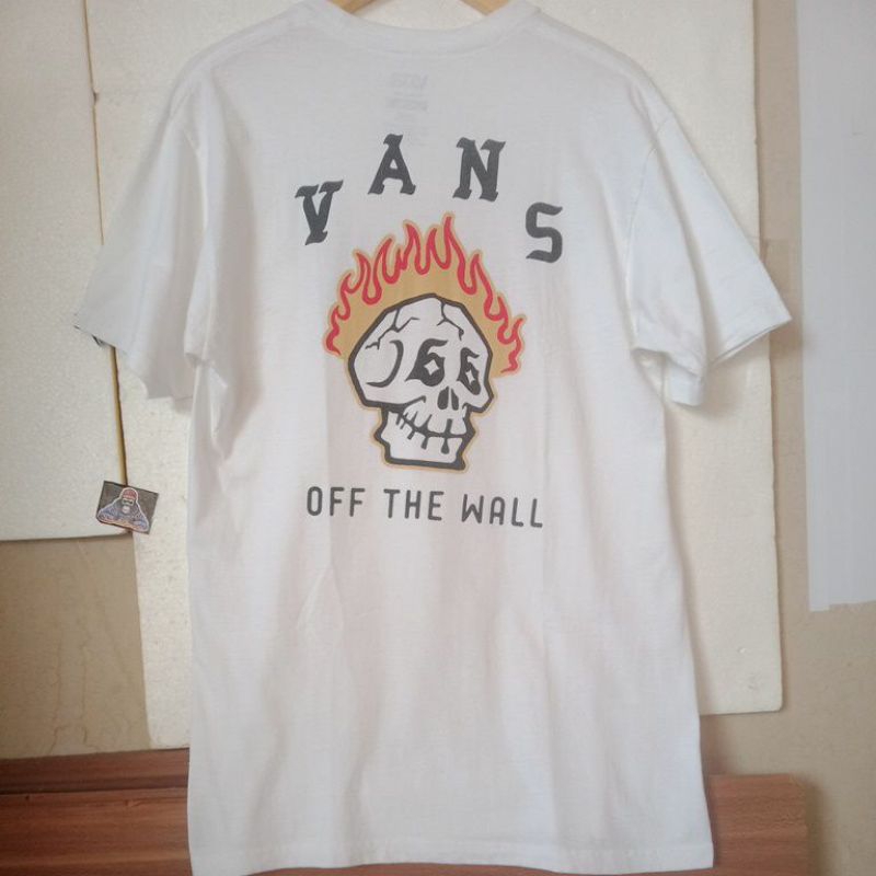 VANS skateboarding t shirt built up size M SECOND ORIGINAL