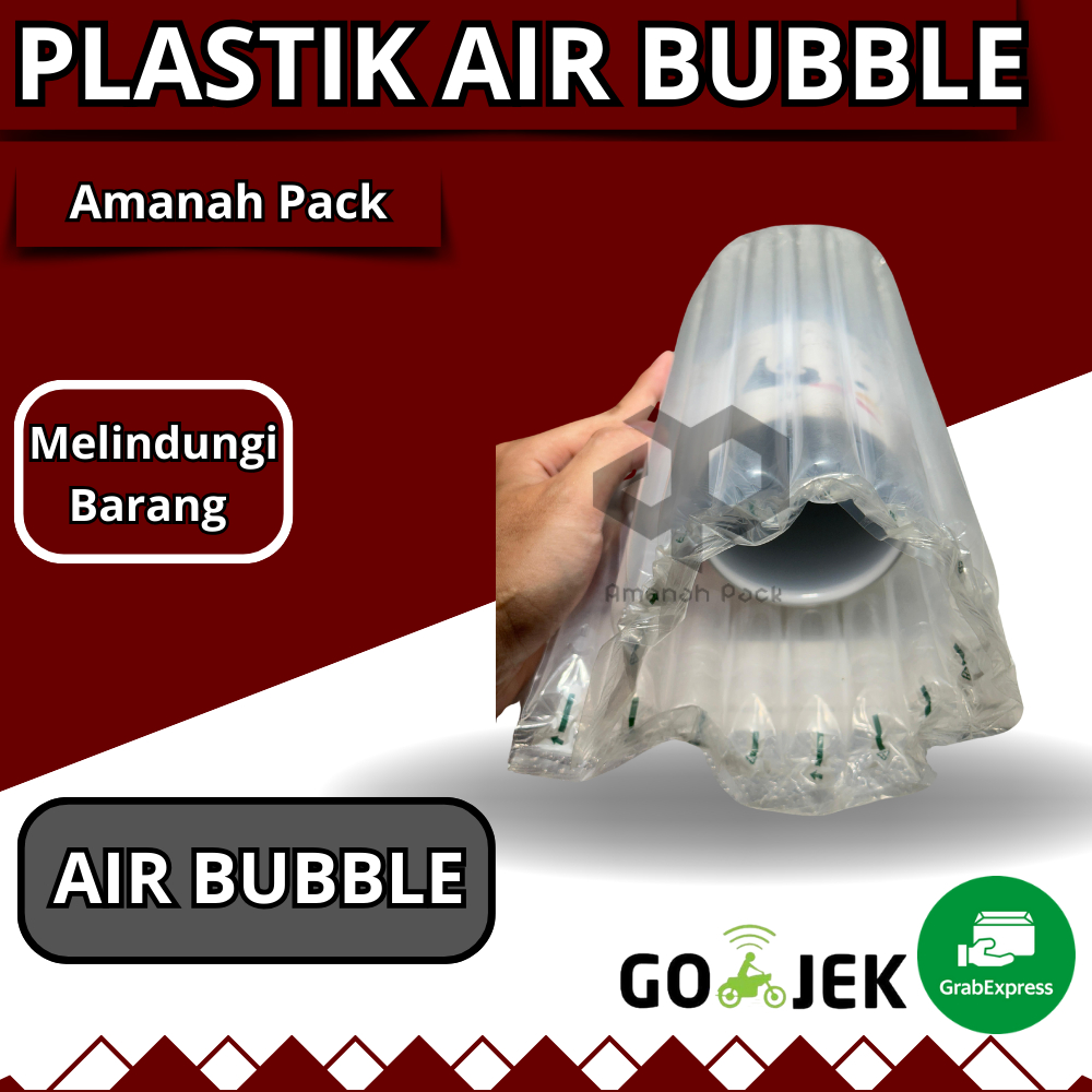 

InJO INFLATABLE AIR BUBBLE 40cm X 50m Cushion Wrap Fo-Air / Bubble Wrap Angin Tebal Roll / Poly Air