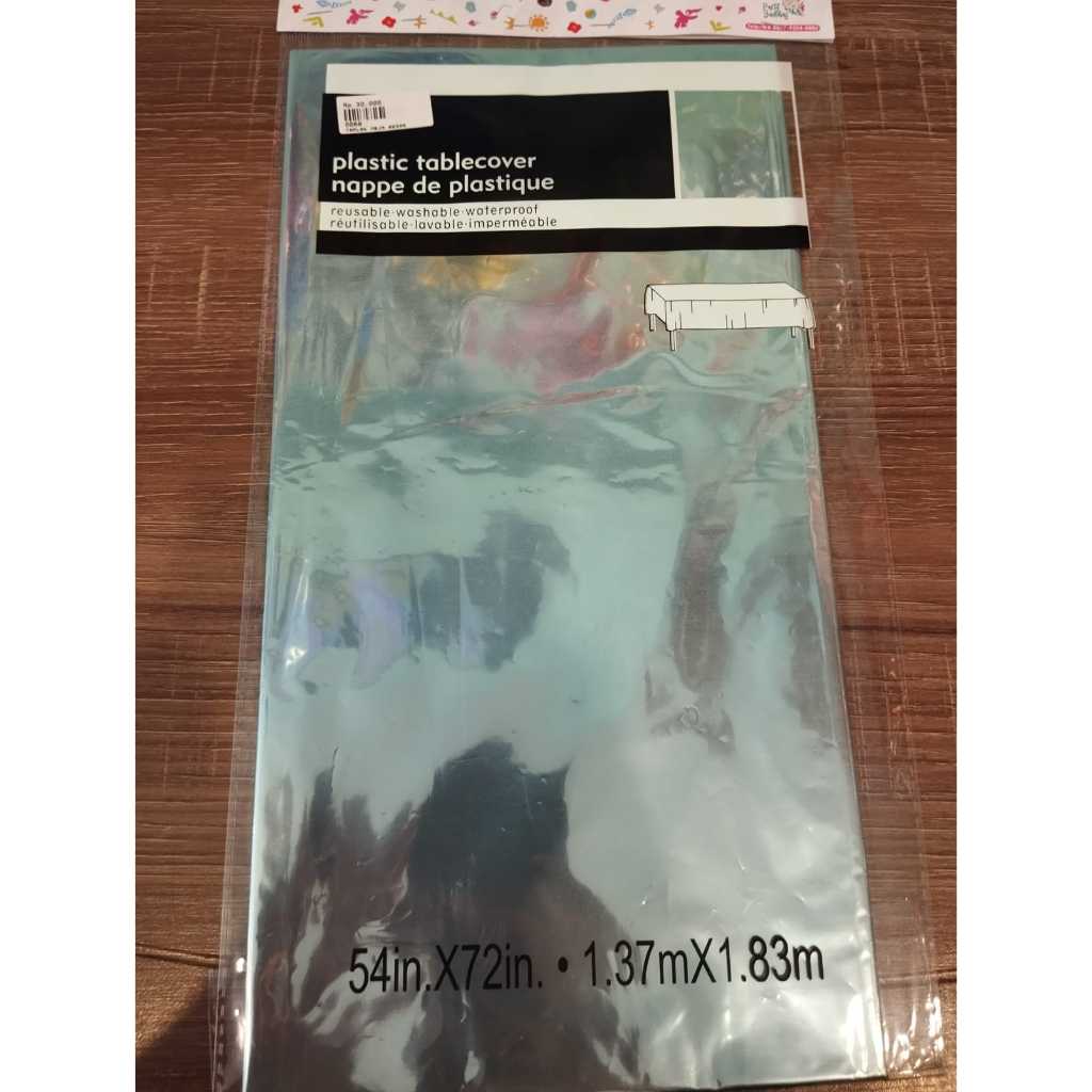 Table cover polos metalik