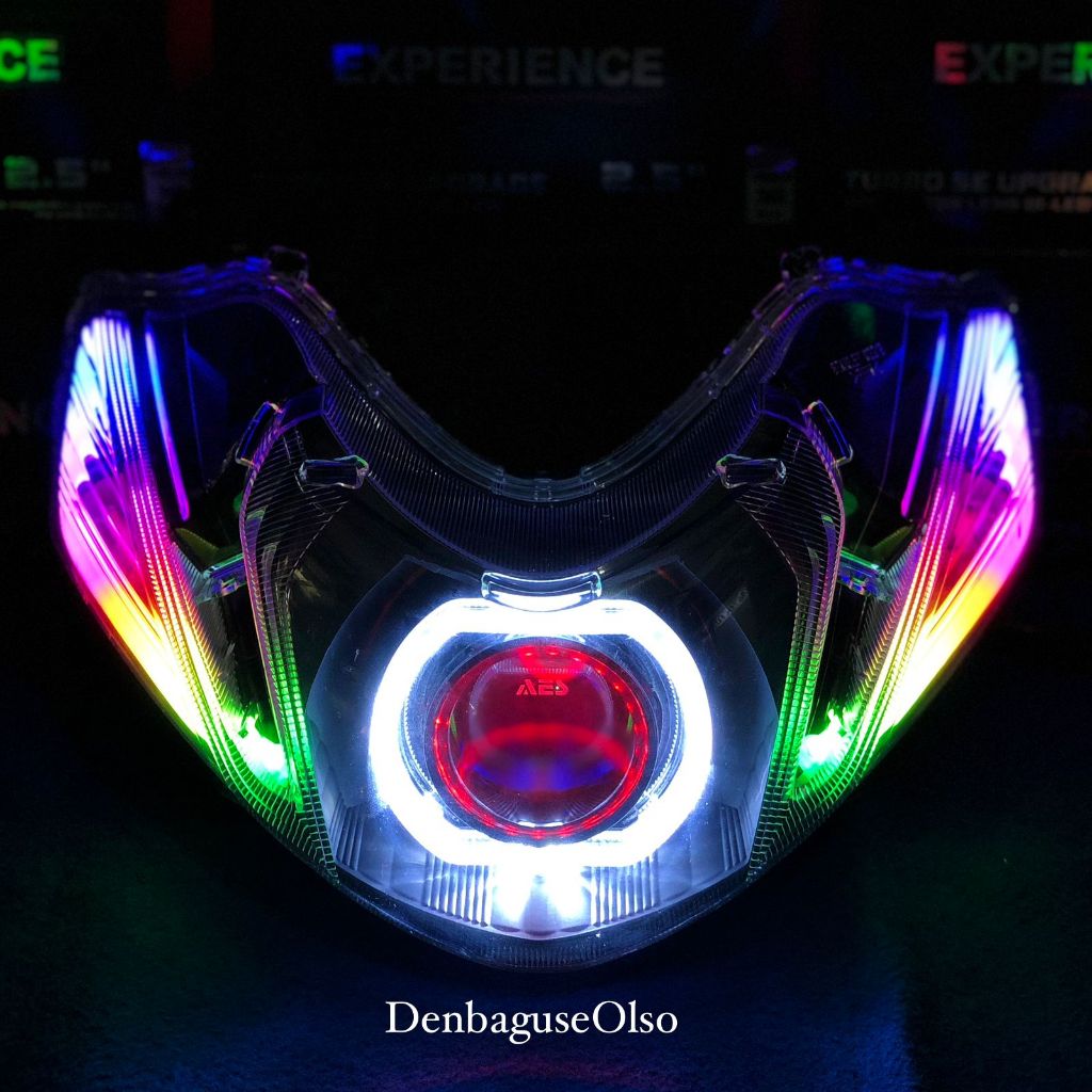 Reflektor Lampu Depan Yamaha Mio M3 PROJIE BILED FULLSET