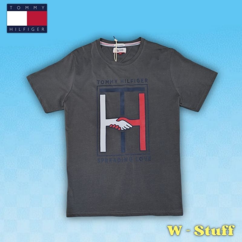 Tommy Hilfiger Spreading Love Big Logo Print T-shirt