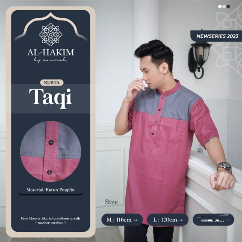 Kurta Taqi / Kurta Qasif | Koko Jumbo | Koko Bigsize ORI AL HAKIM by Amiroh