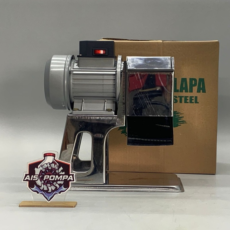 Mesin Parut Kelapa Listrik ROLL KASAR dan HALUS Bison FULL STAINLESS STEEL Parut nanas singkong FREE