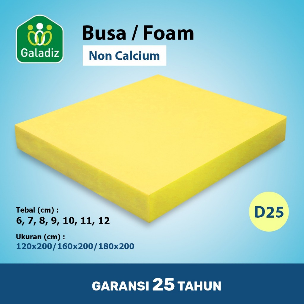 BUSA LEMBARAN (DENSITY 25)  BUSA KUNING ( TEBAL 6 CM - 12 CM )
