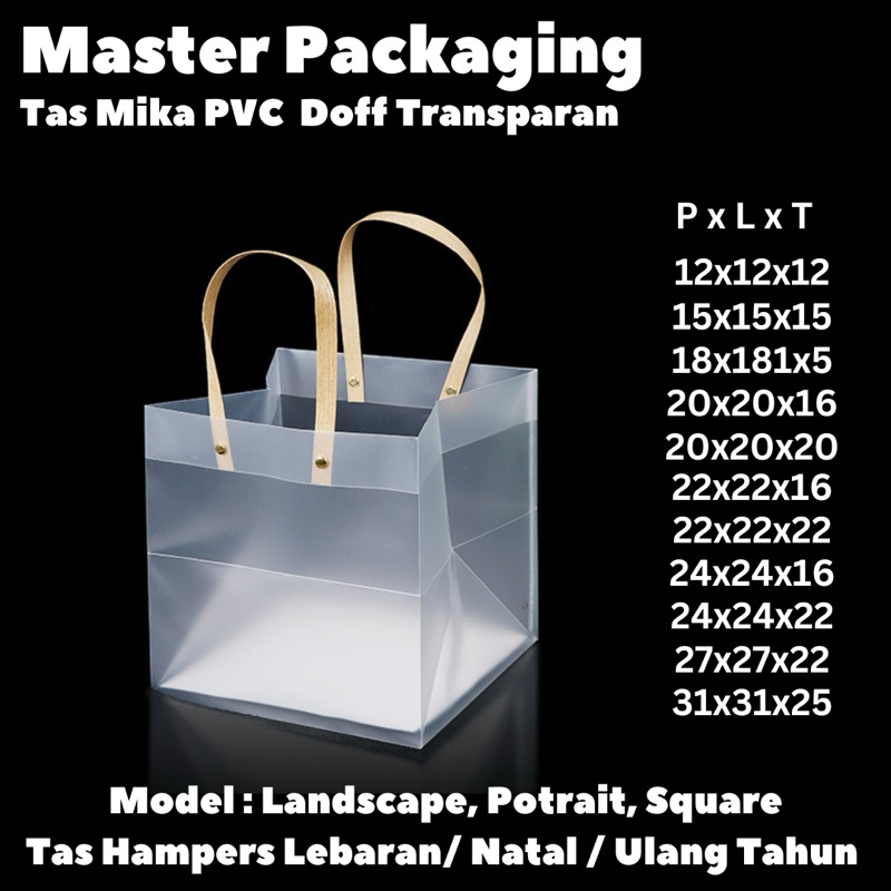 

Goodie Bag Uk 22x22x16 Hampers Doff Transparan Premium
