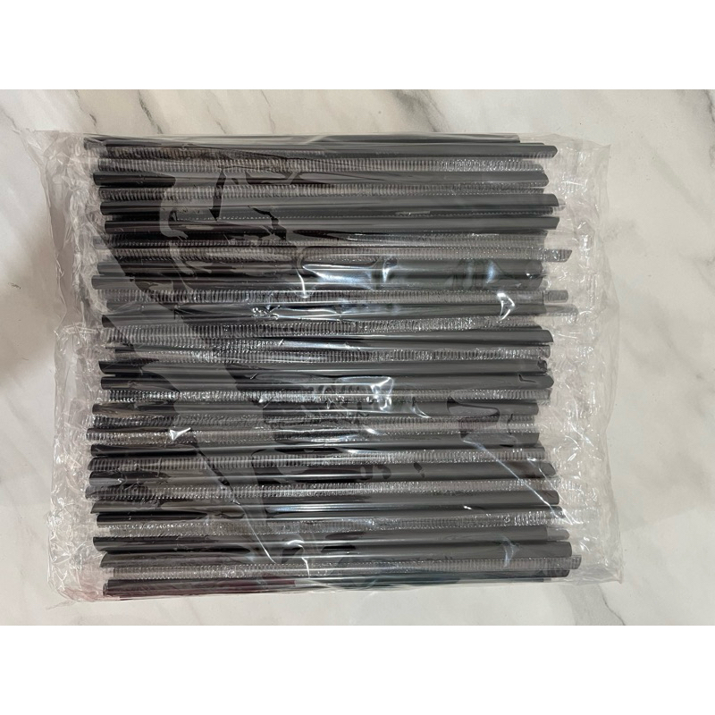 sedotan steril hitam 620 sedotan runcing hitam (250pcs)