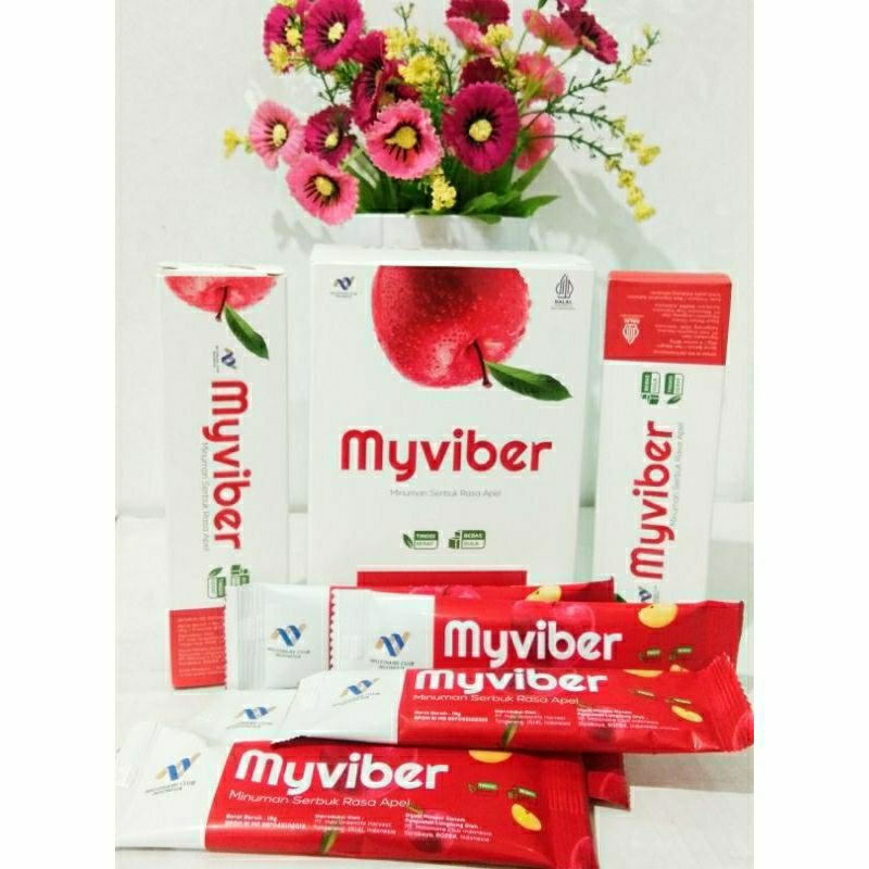 MYFIBER PRODUK ORIGINAL MCI minuman serbuk rasa apel 100% ORi