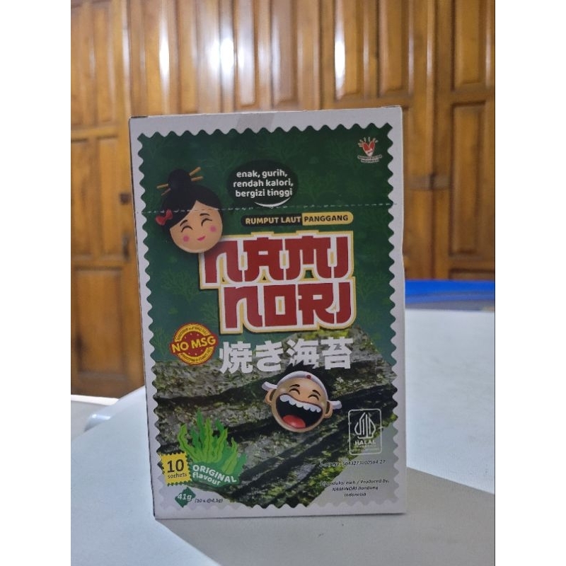 

NamiNori Rumput Laut Rasa Original Nami Nori isi 10 sachet