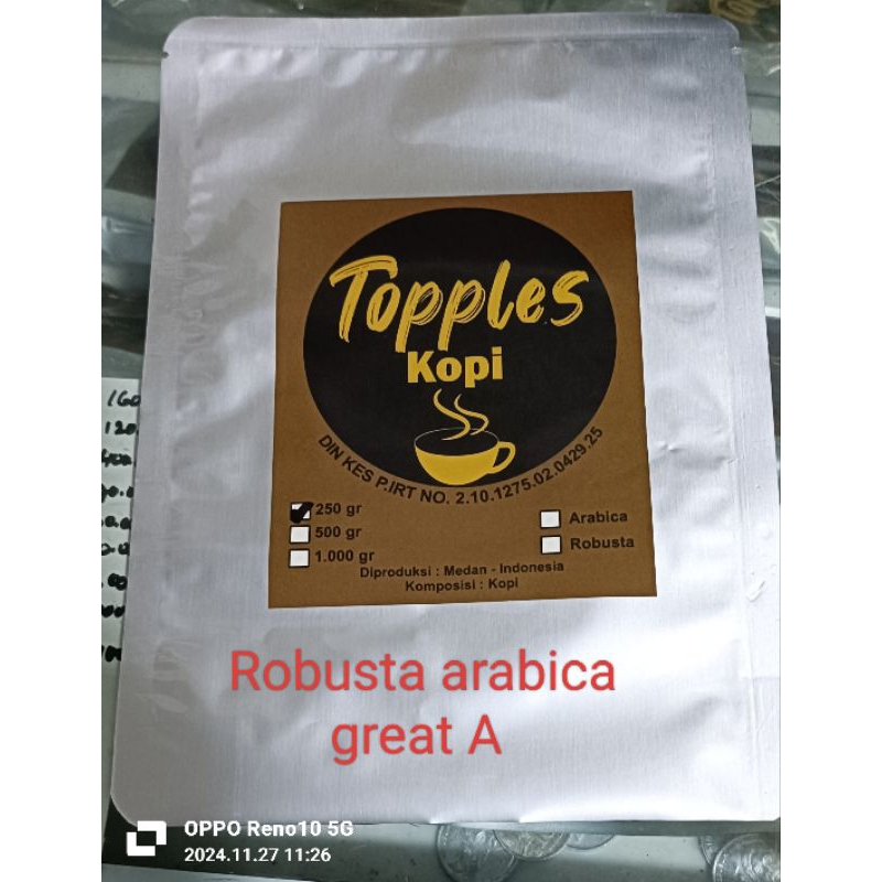 

Robusta+Arabica great A 250g