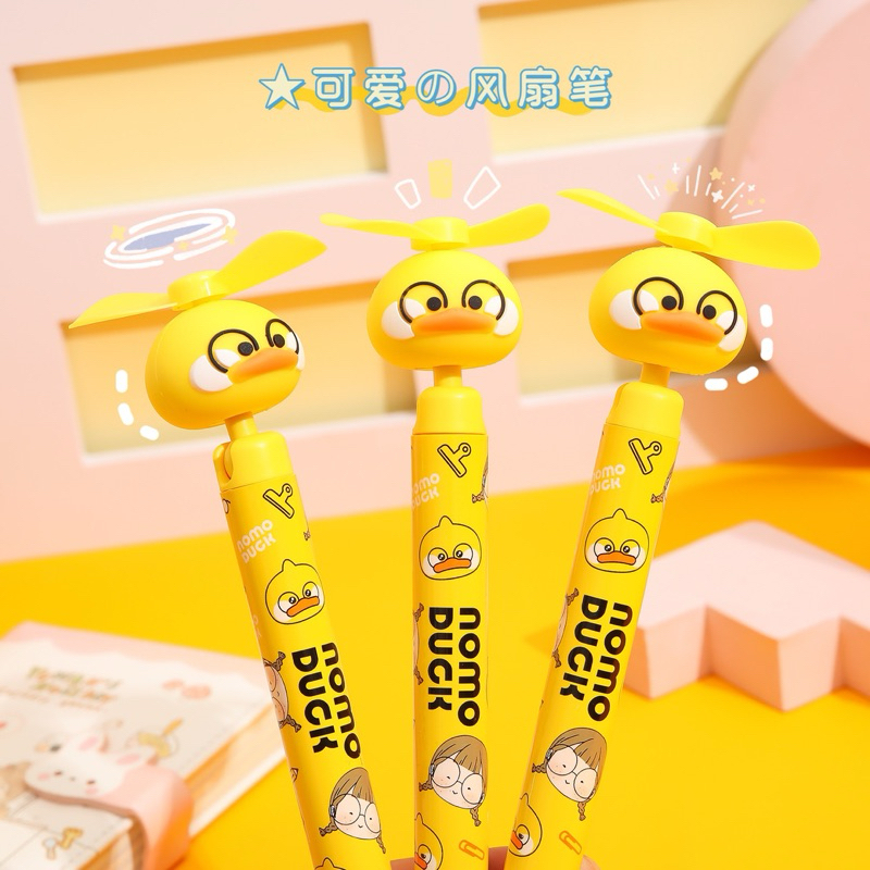 

Nomo Duck Pulpen Kipas Pena Fan Pen Putar 180 #t072