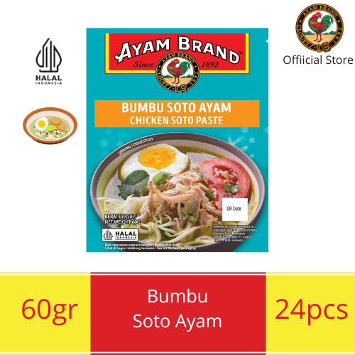 

Ayam Brand - Bumbu Soto Ayam Instant 24 pcs 60gr