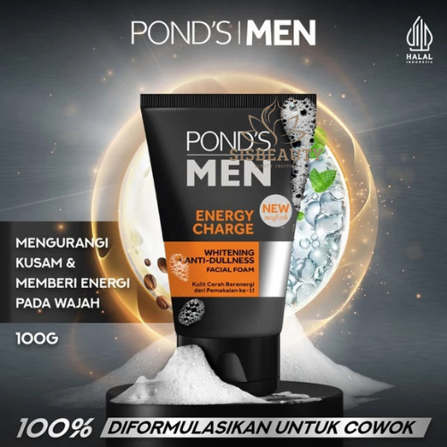 Facial Foam Sabun Cuci Muka Facewash Men Pembersih Wajah Pria Pencerah Muka Kulit Wajah Bebas Minyak