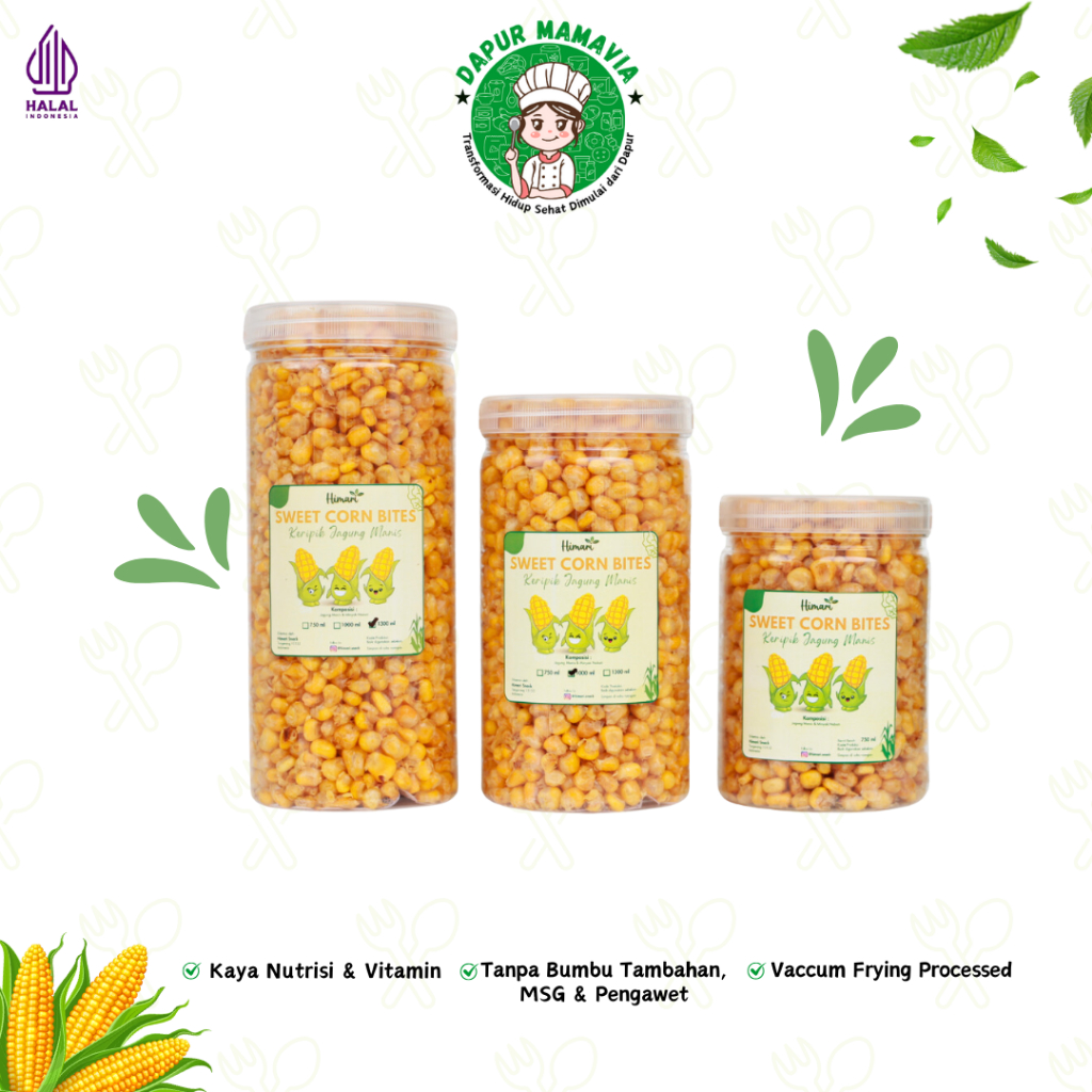 

Cemilan Sehat Keripik Jagung Manis Krispy Cemilan Sehat 100% Produk Lokal