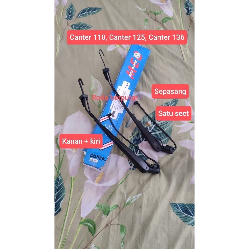 tangkai gagang wiper Mitsubishi Canter 110ps, Canter 125ps, Canter 136ps satu set