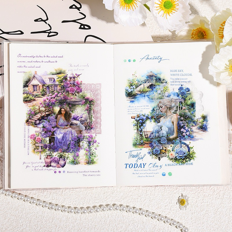 

(Kiricart) Flowery Garden PET Sticker Aesthetic / Journaling / Scrapbooking / DIY / Art and Craft