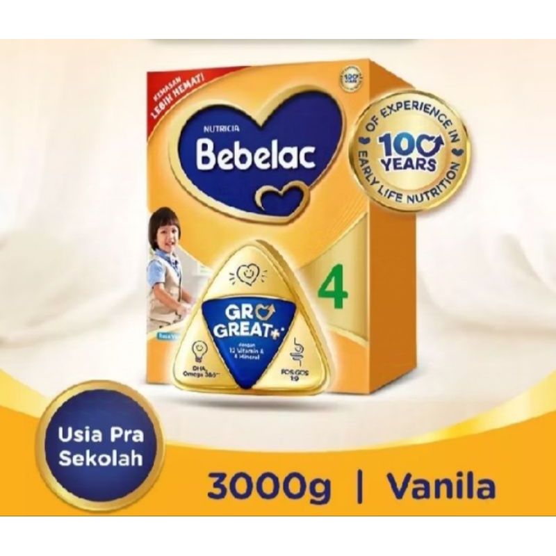 

Bebelac 4 Vanilla Madu 3000gr