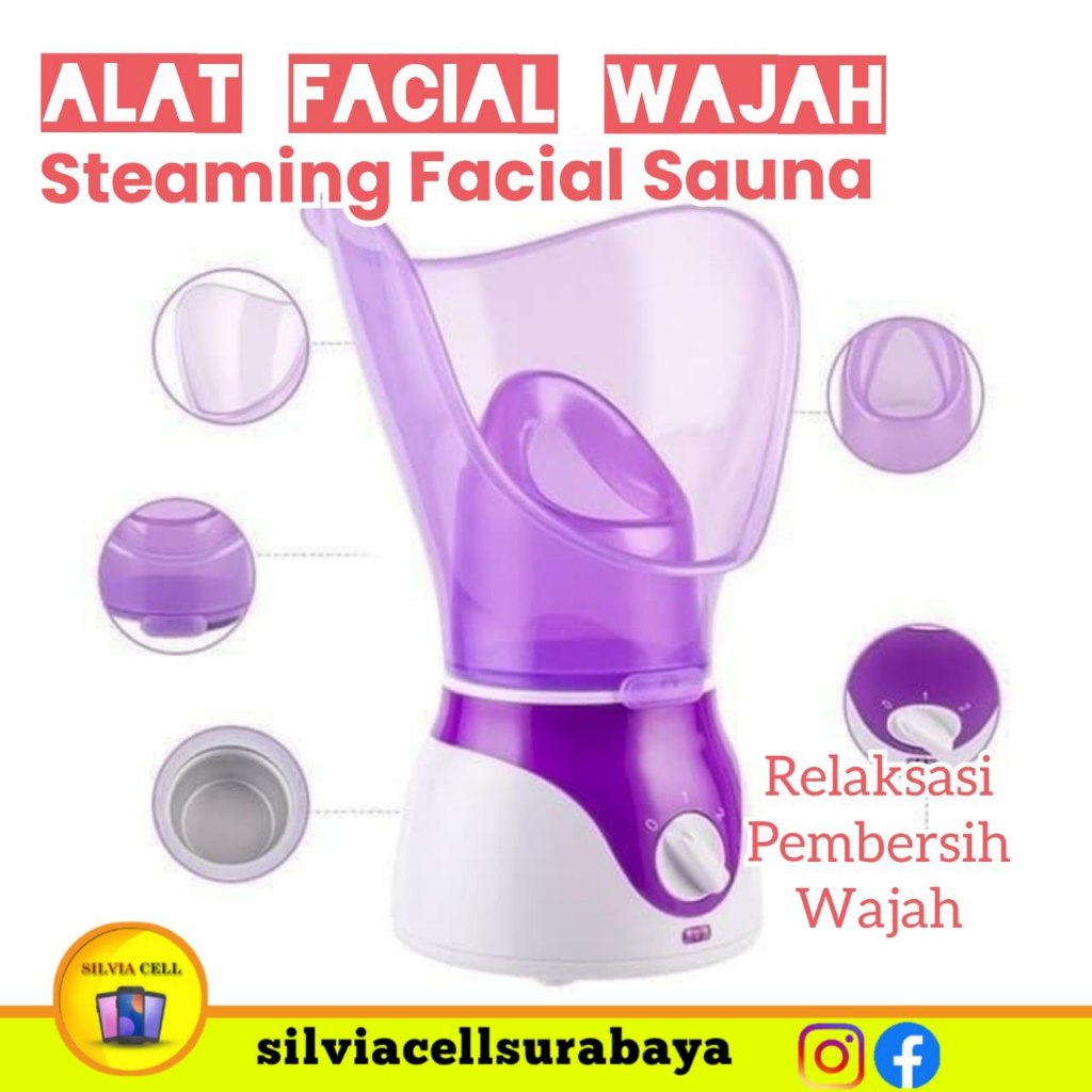Facial Steam Sauna Alat Facial Sauna Wajah Kosmetik Beauty
