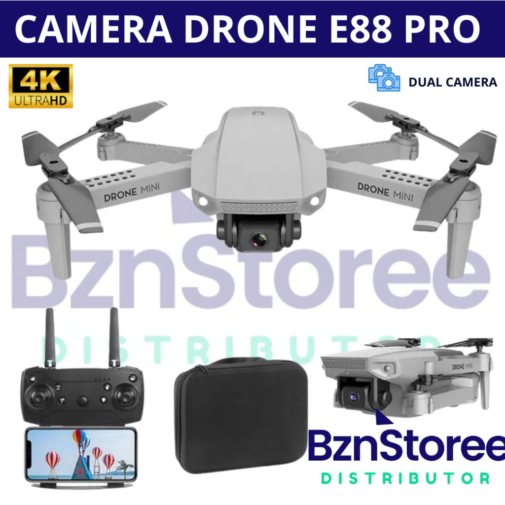 Smart Drone E88 Pro 4k HD Camera Shoot Original Indoor Outdoor Drone Mini RC 4K HD Camera/ Smart Dro