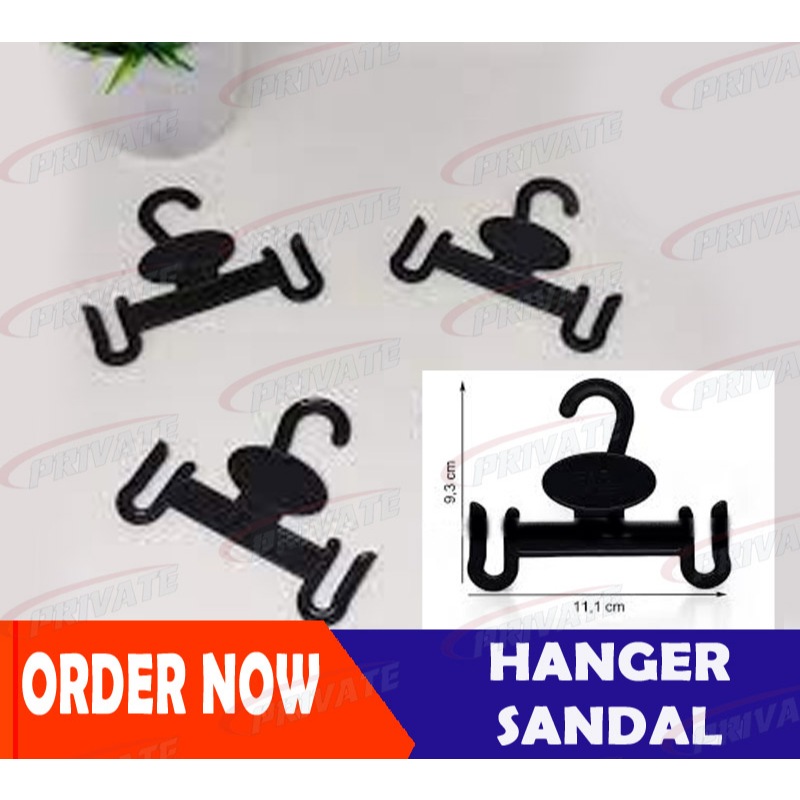 Hanger sandal jepit gantungan sandal display sandal sepatu hanger plastik pajangan toko sadal dan se